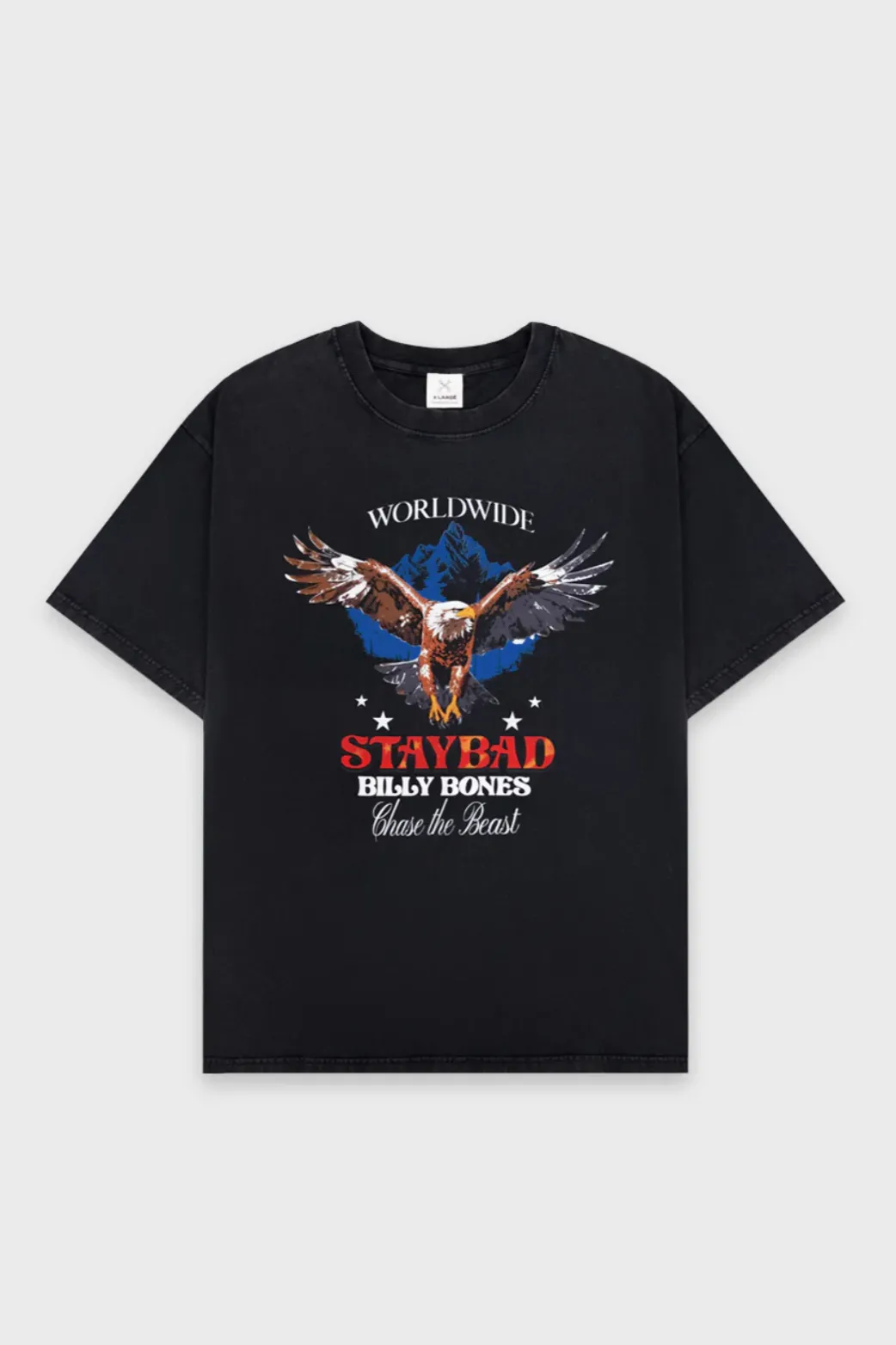 BILLY BONES CLUB CHASE THE BEAST TEE - VINTAGE BLACK