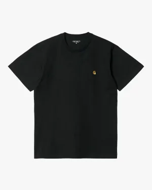 Carhartt WIP S/S Chase Tee - Black / Gold