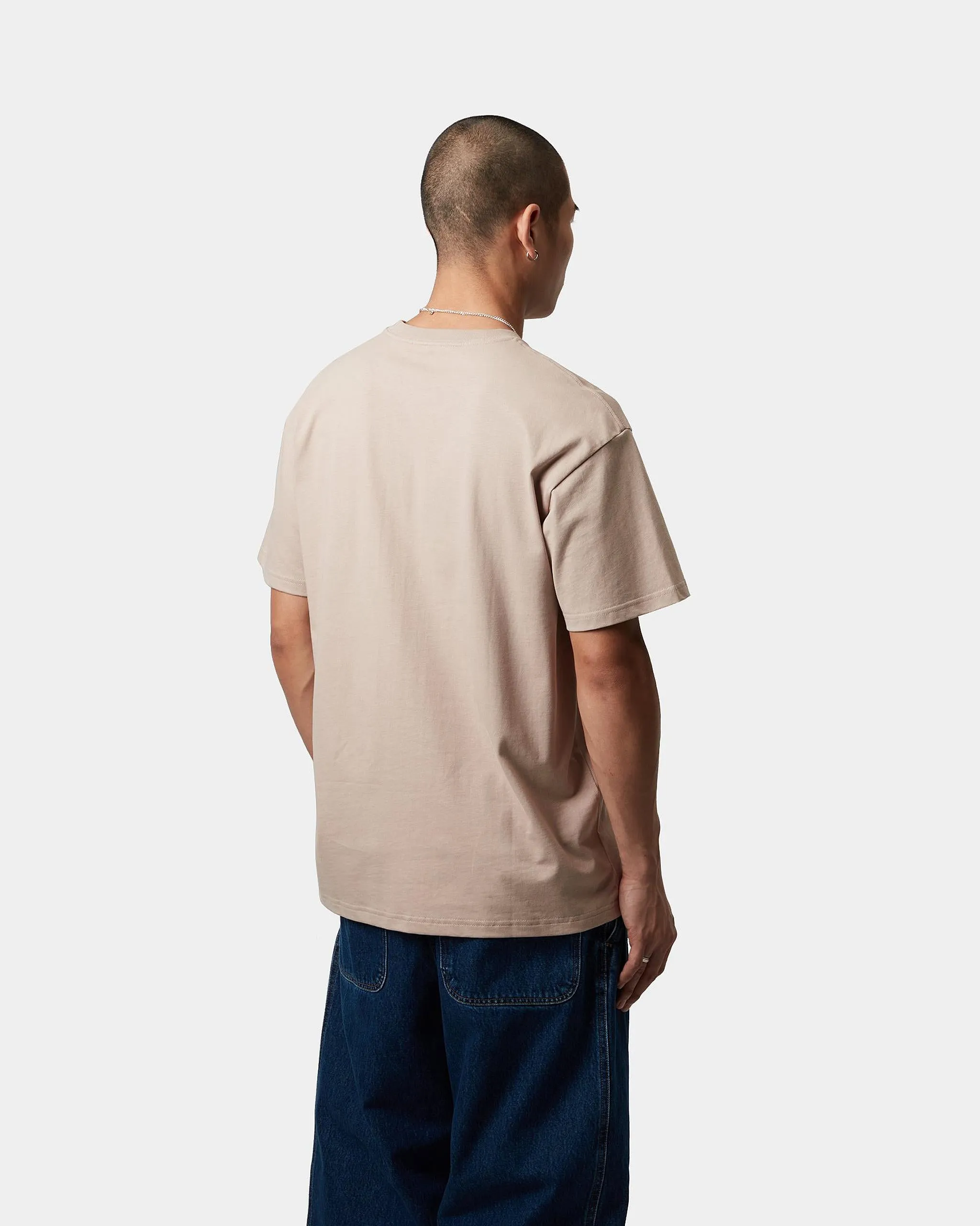 Carhartt WIP S/S Chase Tee - Dusky Beige / Gold