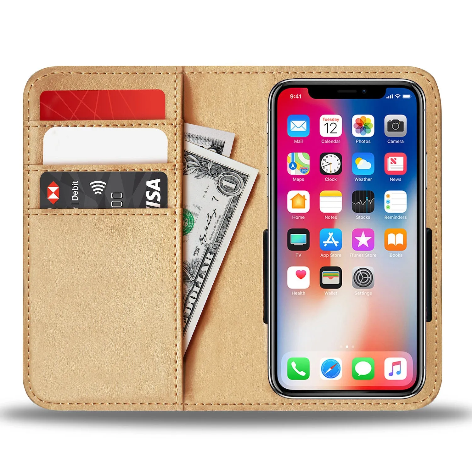 Dental Pattern Wallet Case