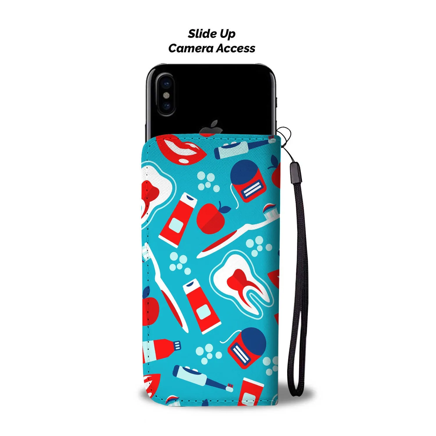 Dental Pattern Wallet Case