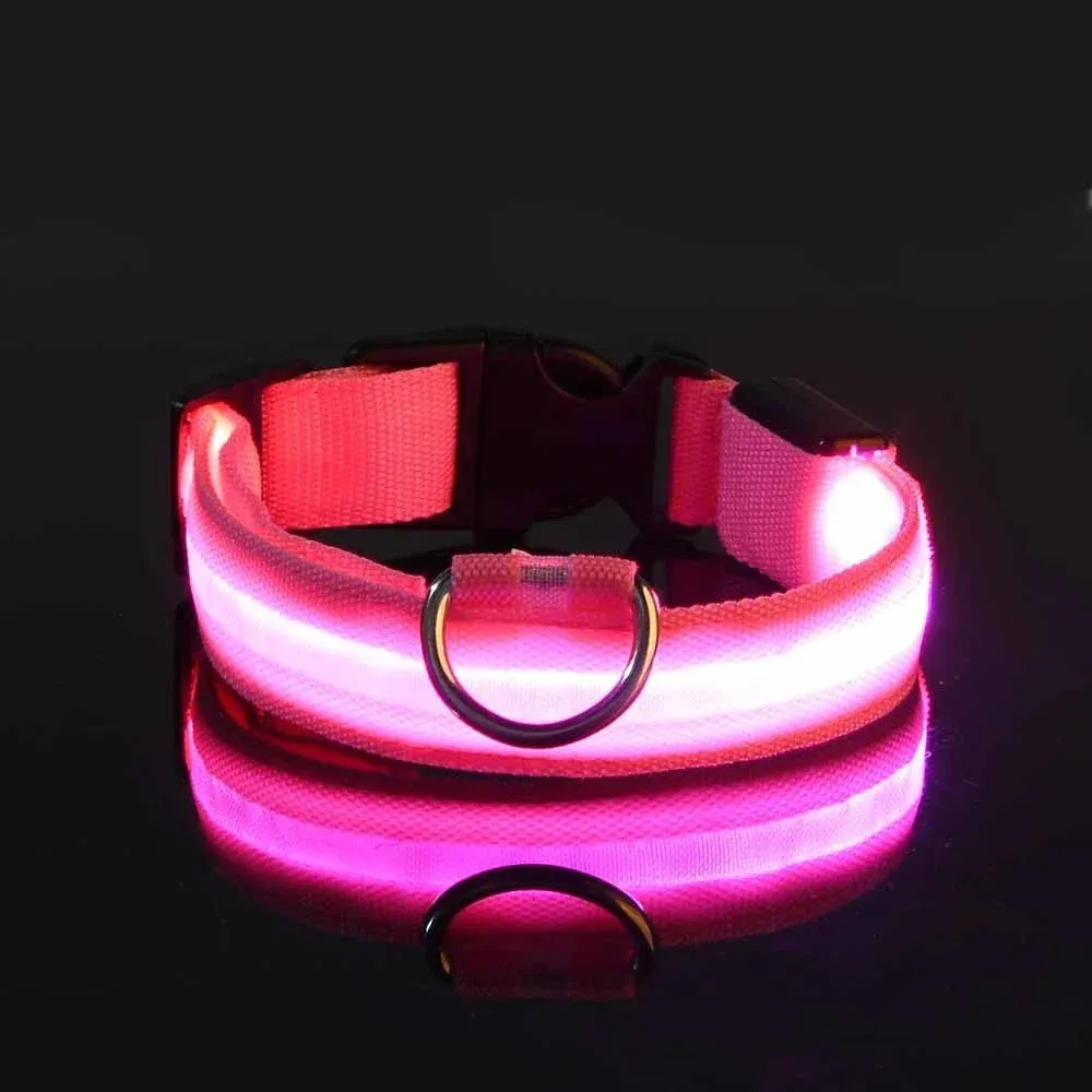 LED Glow-in-the-Dark Pet Collar