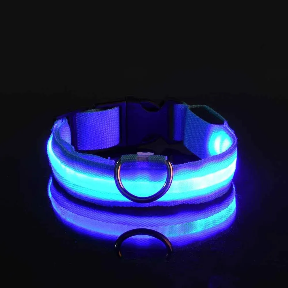 LED Glow-in-the-Dark Pet Collar