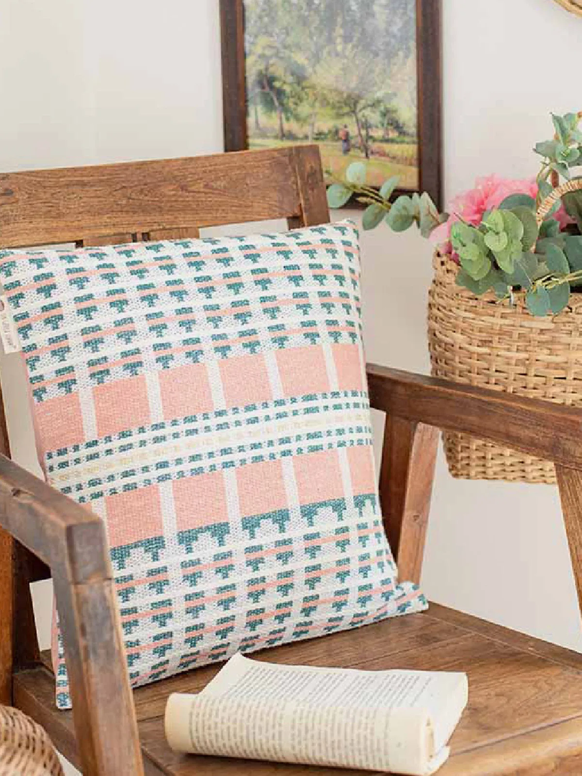 Meraki Cushion Cover Pink