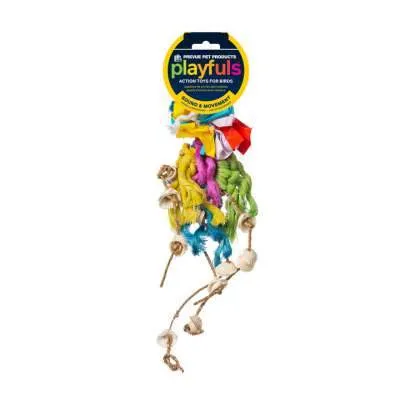 Prevue Pet Products Ropes & Shell Ring Bird Toy