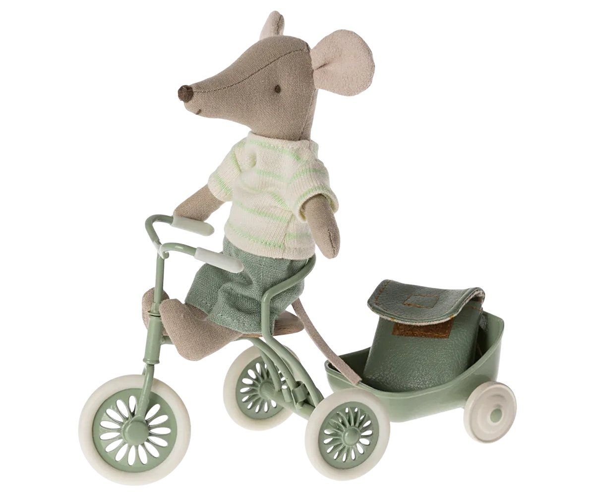 Tricycle Mouse, Big Brother with Bag